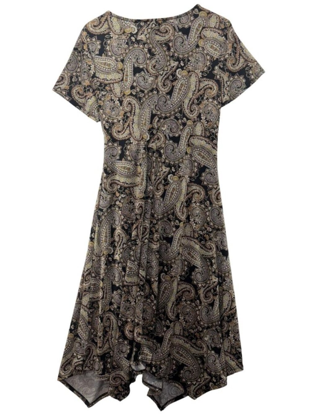 Medium Paisley Faux Wrap Dress